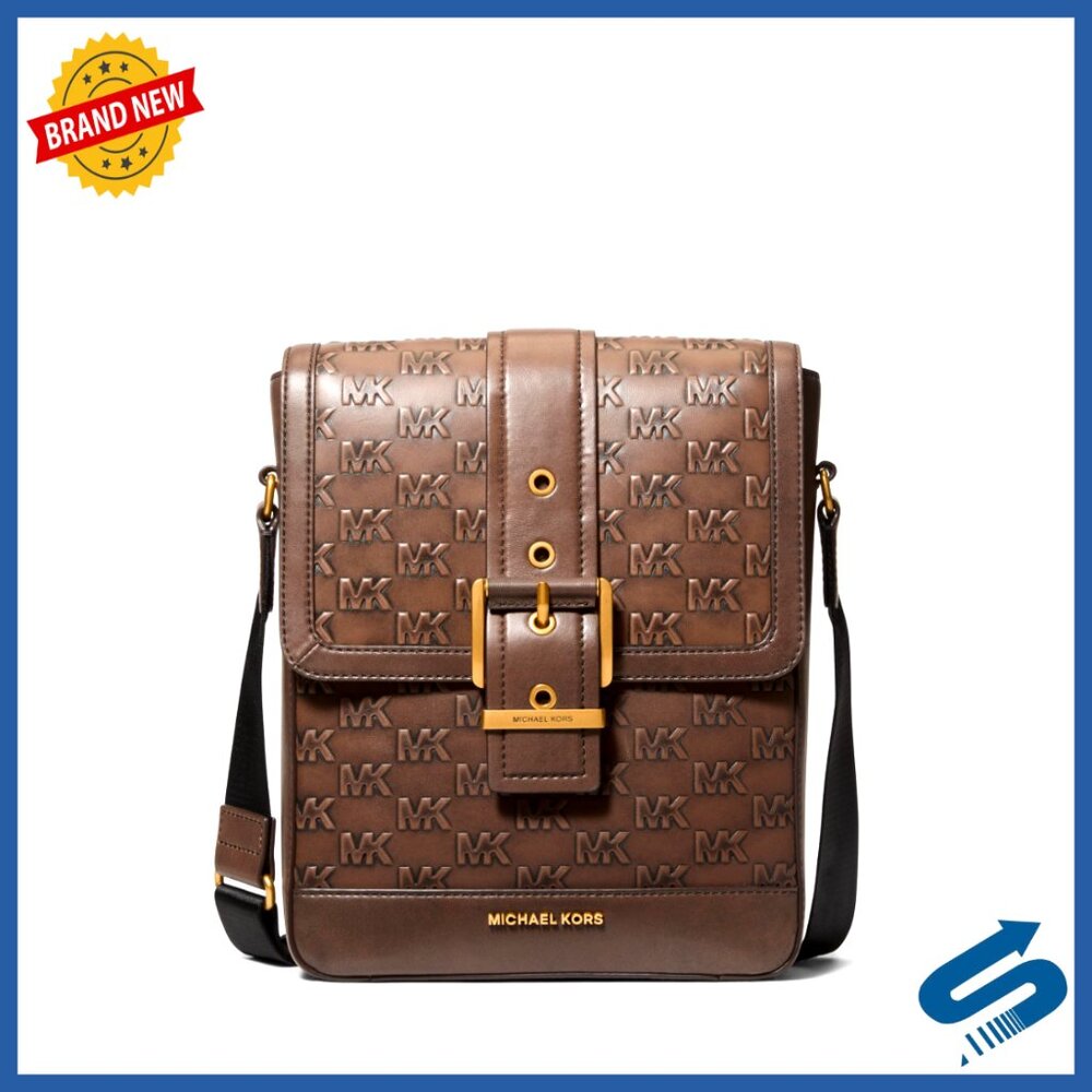 Leather Crossbody Bag with Adjustable Strap, Compact Size for Travel